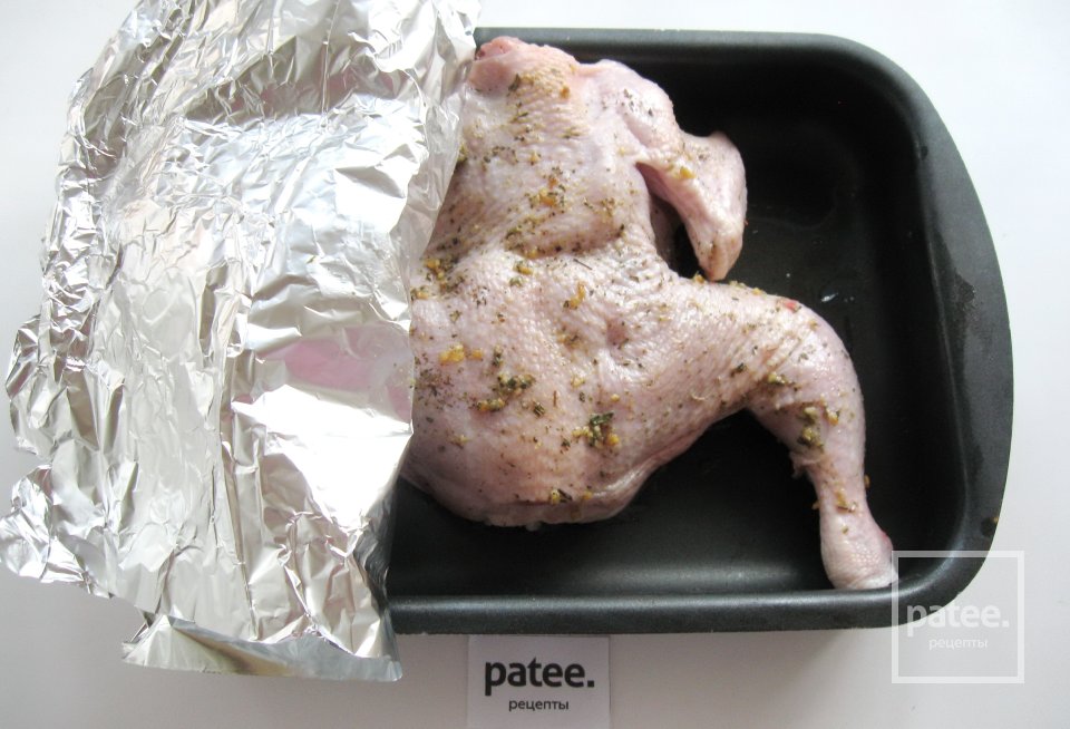 Цыпленок в духовке "А-ля табака" - Шаг 12