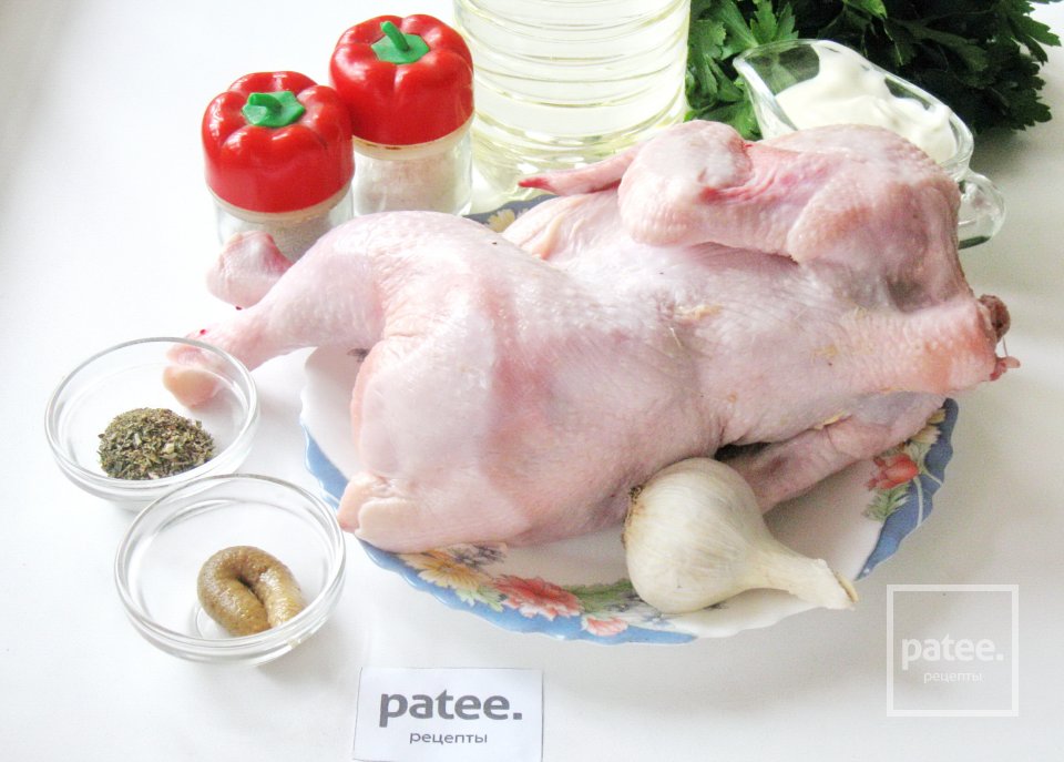 Цыпленок в духовке "А-ля табака" - Шаг 1