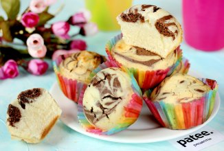 Мраморные маффины