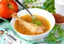 Куриный суп с красным рисом