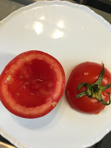 "Синьор-помидор" с козьим творогом. - Шаг 3