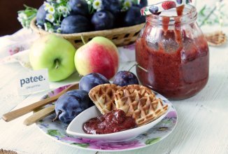 Джем из слив и яблок