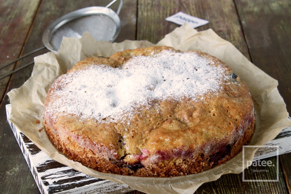 Быстрый пирог со сливами - Шаг 10