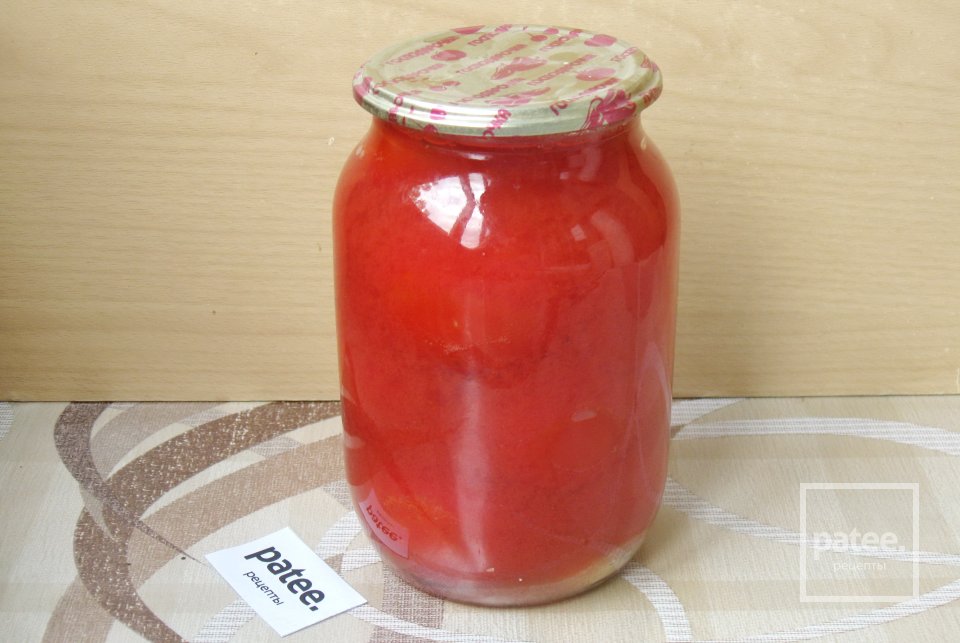 Маринованные помидоры в томатном соке на зиму - Шаг 11