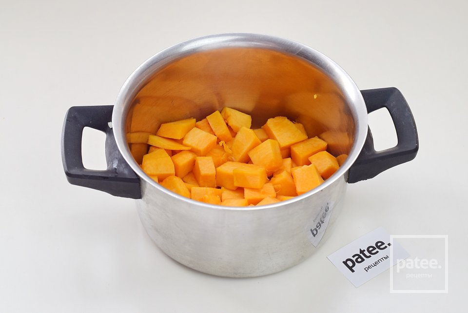 Тыквенный суп-пюре с креветками - Шаг 3