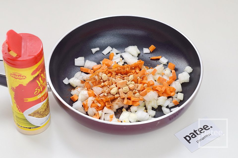 Тыквенный суп-пюре с креветками - Шаг 9