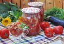 Закуска из баклажанов с помидорами на зиму