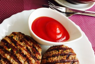 Бургеры -гриль с базиликом