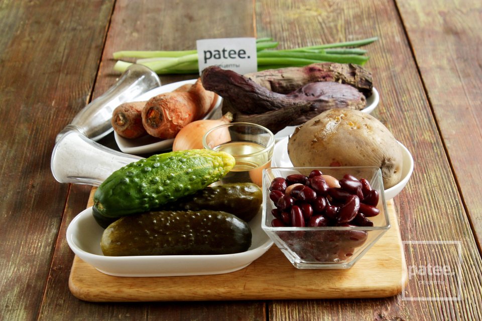 Винегрет с фасолью - Шаг 1