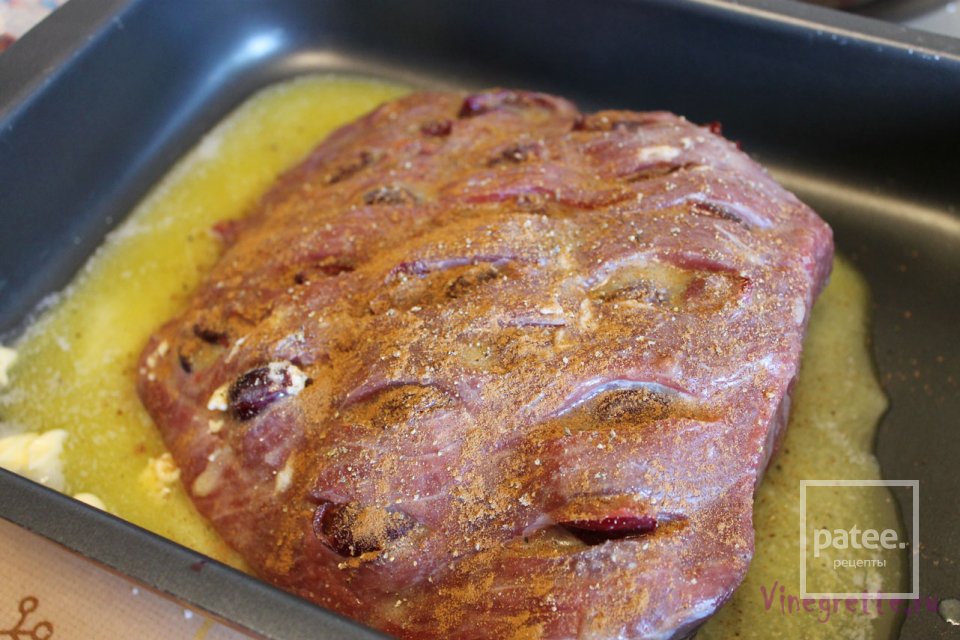 Телятина с вишнями - Шаг 2