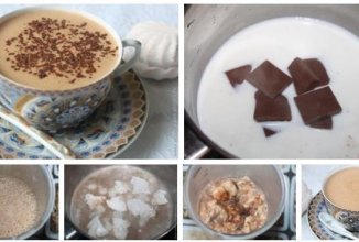 Зефирный горячий шоколад по-австрийски