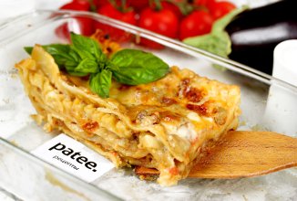 Лазанья с мясом и баклажанами
