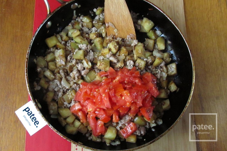 Лазанья с мясом и баклажанами - Шаг 6