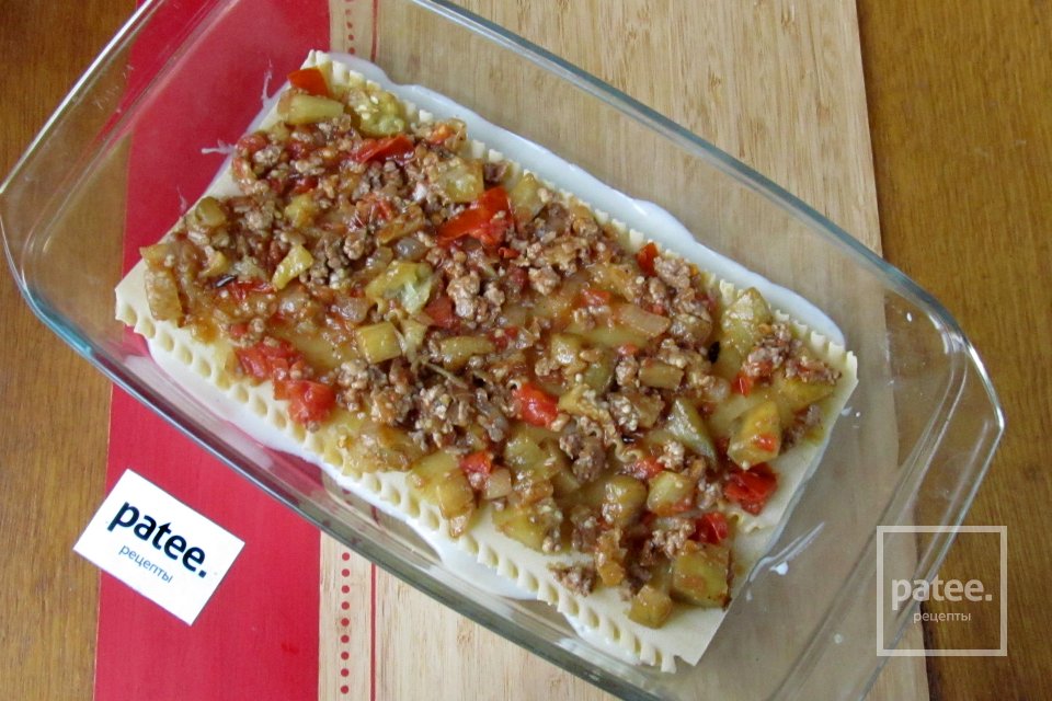Лазанья с мясом и баклажанами - Шаг 13