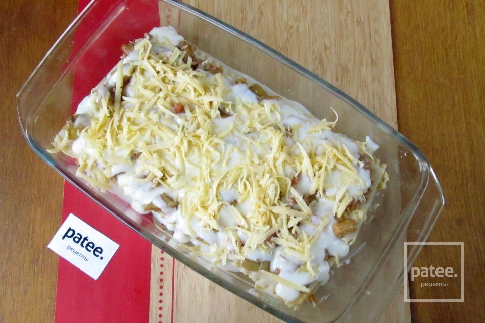 Лазанья с мясом и баклажанами - Шаг 16