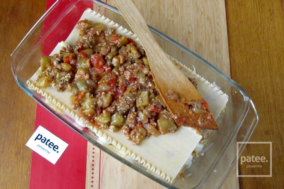 Лазанья с мясом и баклажанами - Шаг 17