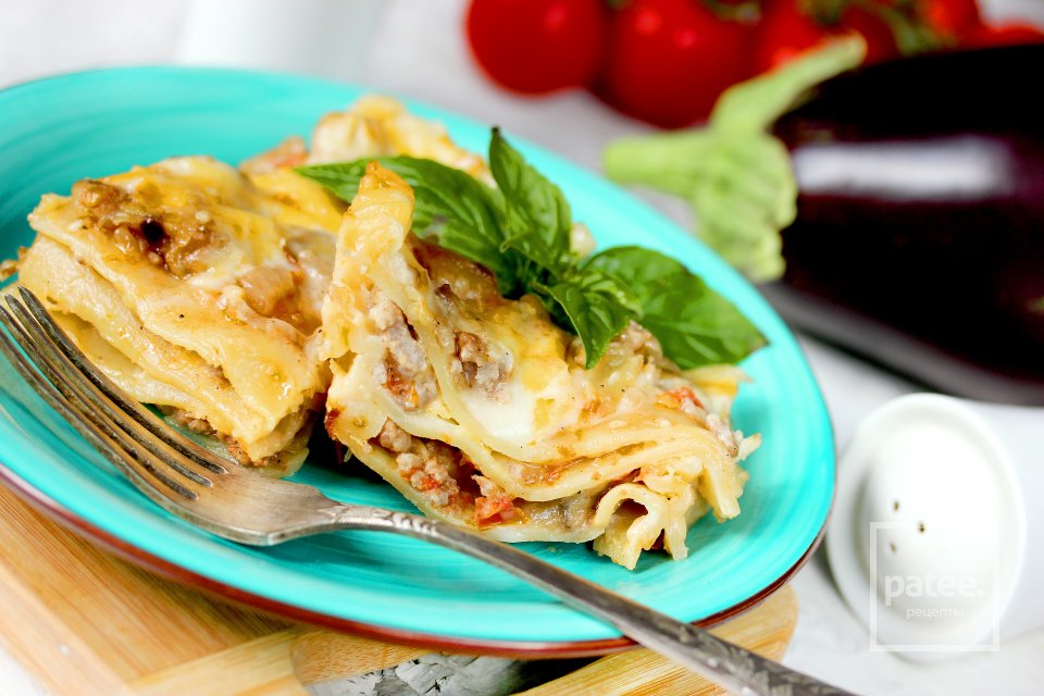 Лазанья с мясом и баклажанами - Шаг 21