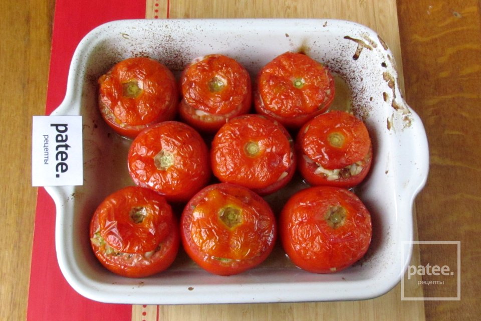 Запечённые помидоры со свининой и орзо - Шаг 15