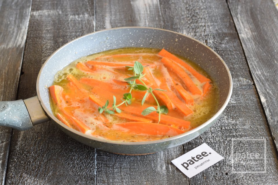 Морковь в апельсиновой глазури с тимьяном - Шаг 12