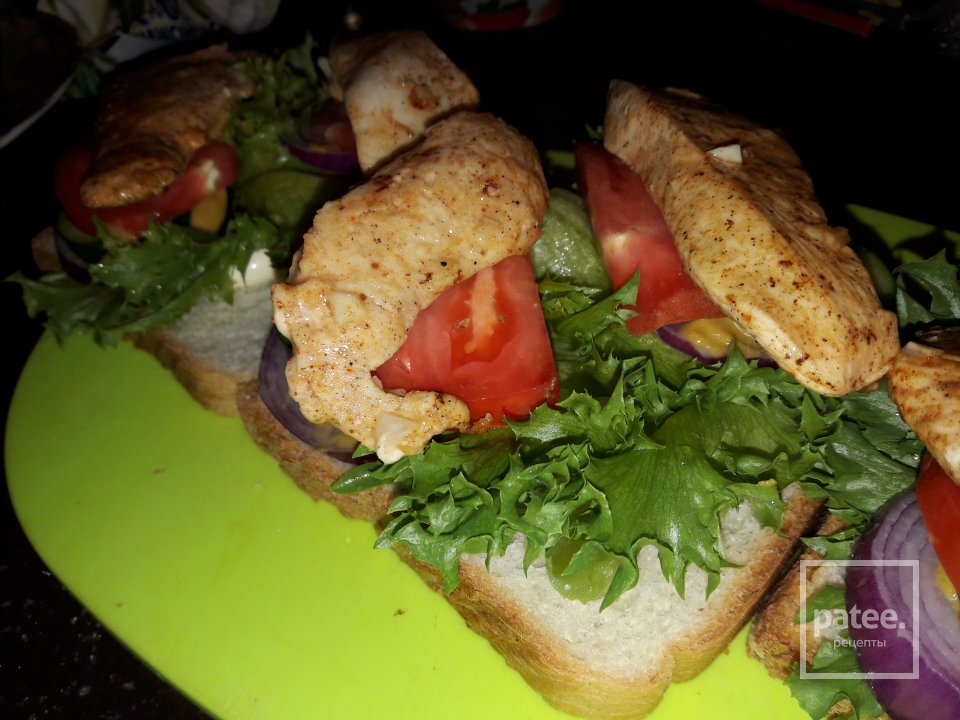 Сандвичи с вкусной курочкой - Шаг 6