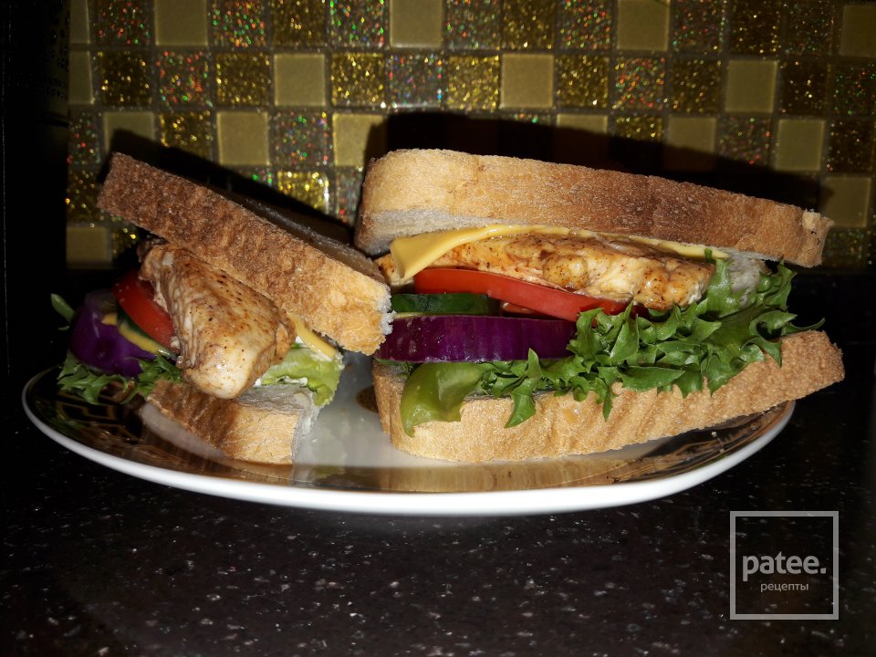 Сандвичи с вкусной курочкой - Шаг 8