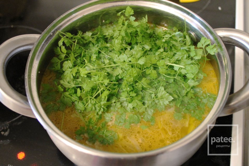 Kervelsoep/ Суп с кервелем - Шаг 4