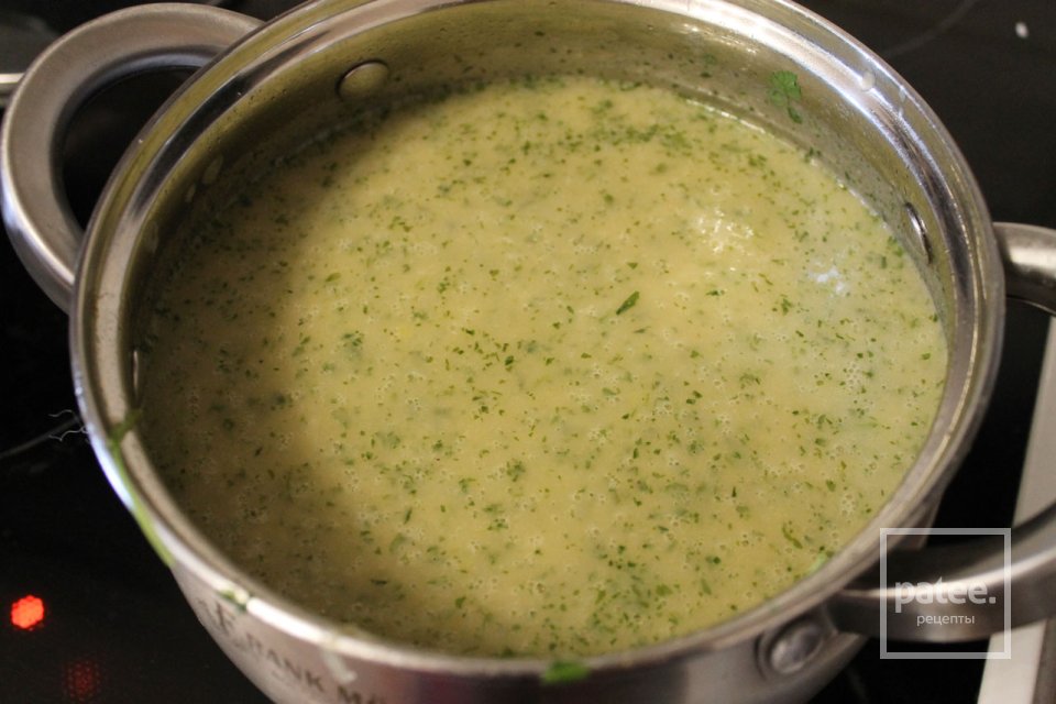 Kervelsoep/ Суп с кервелем - Шаг 5
