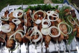 Шашлык из свинины с уксусом