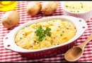 Картофельный гратен с сыром, по-французски