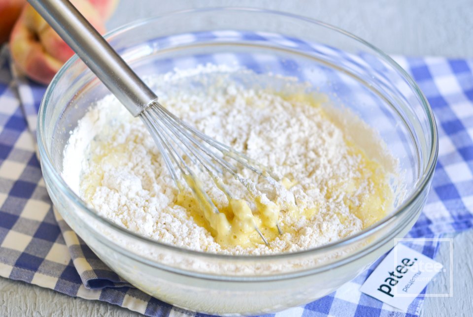 Блины с карамельными персиками - Шаг 5