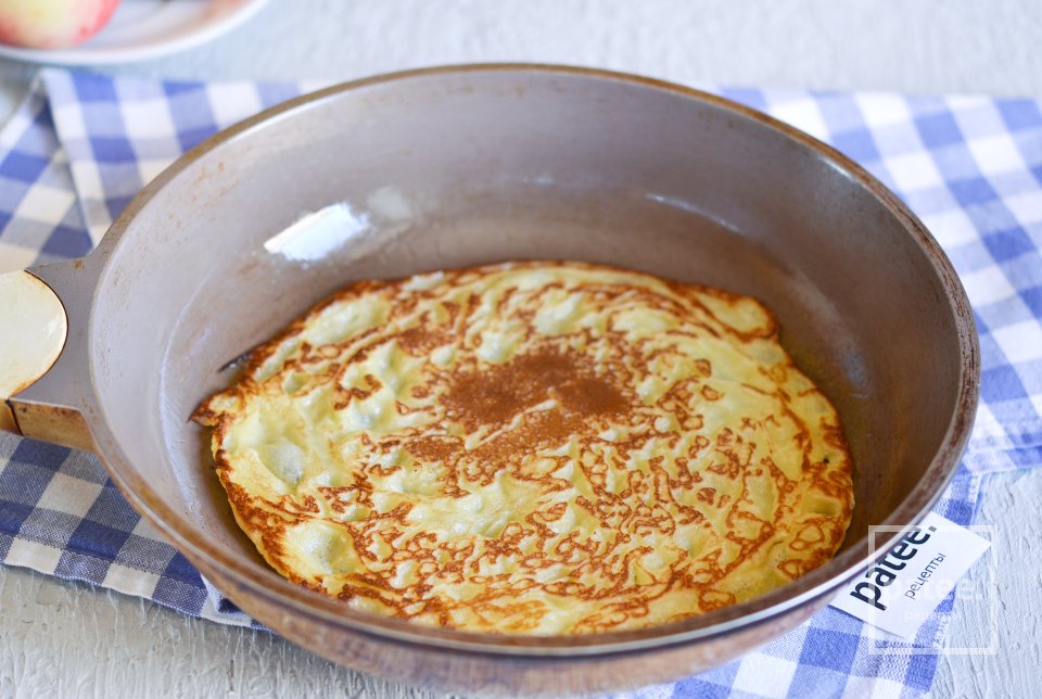 Блины с карамельными персиками - Шаг 8