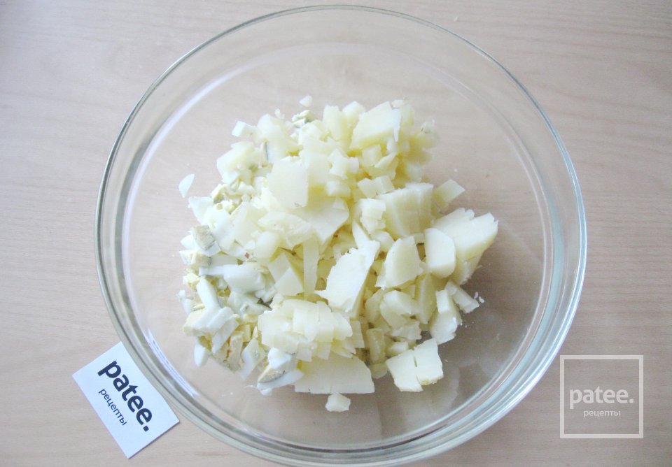 Салат с бужениной и огурцом - Шаг 3