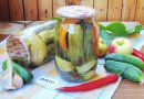 Маринованные огурцы с яблоками
