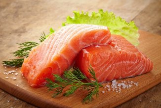 Семга домашнего засола (слабосолёная)