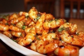 Запеченные креветки