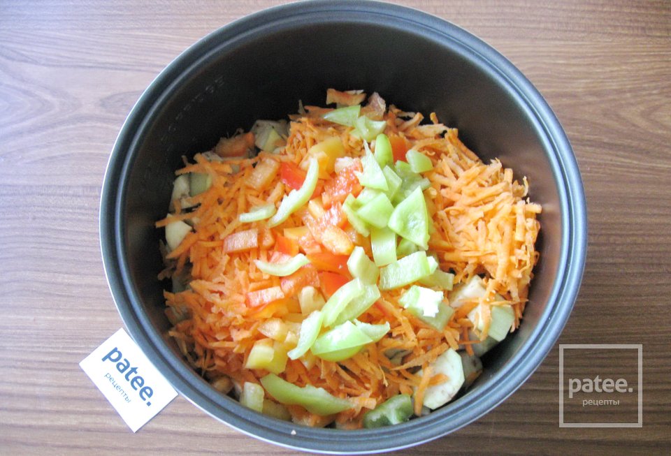 Икра из баклажанов в мультиварке на зиму - Шаг 4