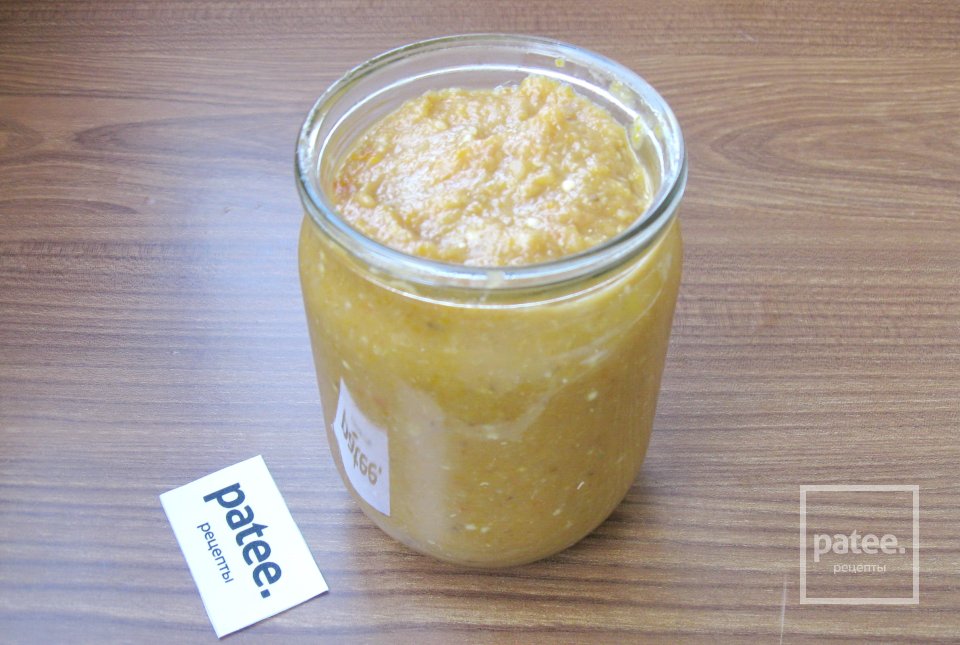 Икра из баклажанов в мультиварке на зиму - Шаг 10