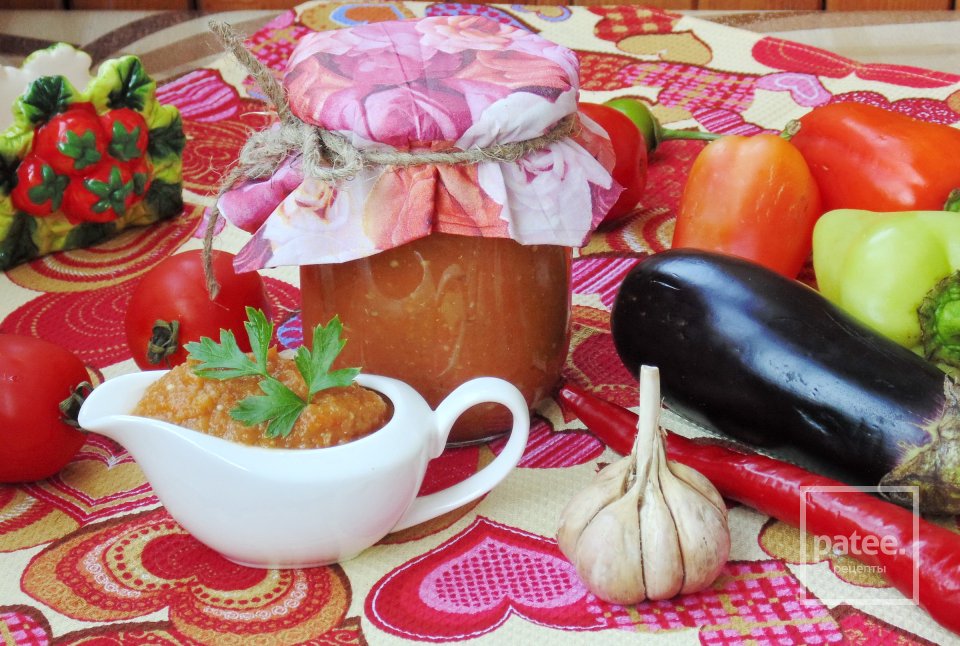 Икра из баклажанов в мультиварке на зиму - Шаг 11