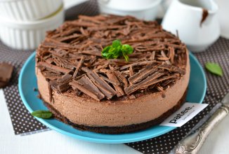 Шоколадный чизкейк без выпечки