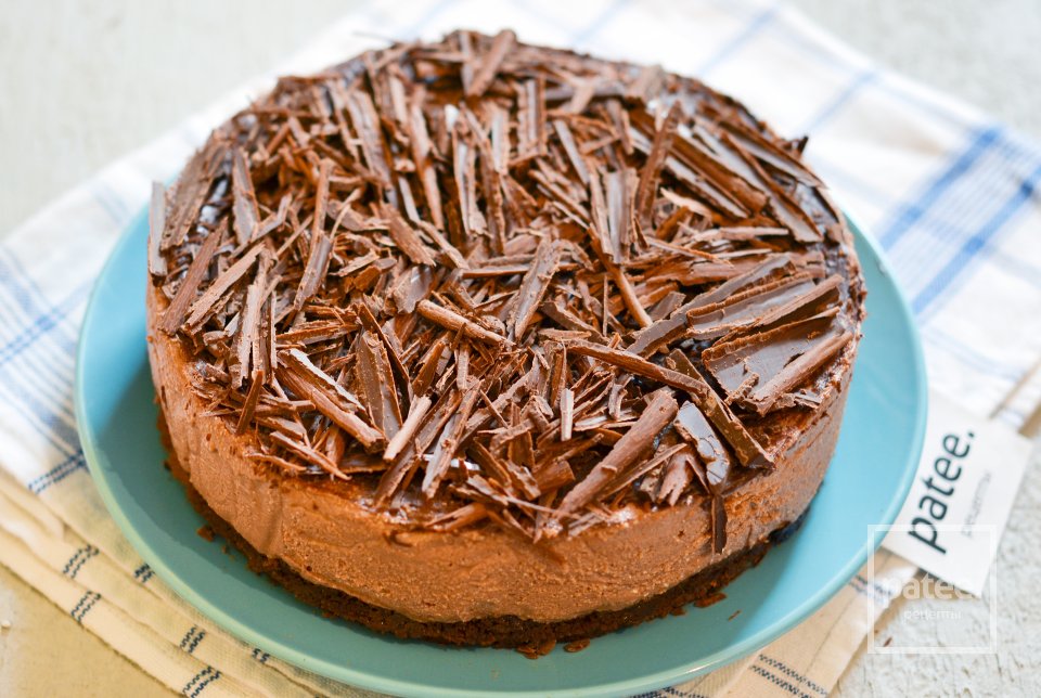 Шоколадный чизкейк без выпечки - Шаг 17