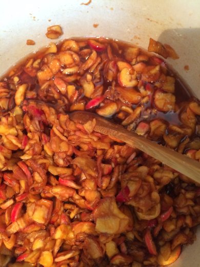 Яблочный конфитюр с орехами - Шаг 2