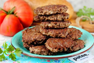 Котлеты из свиного сердца с крахмалом