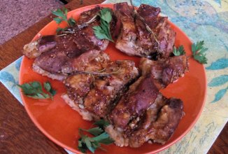 Пикантные мясные рёбра