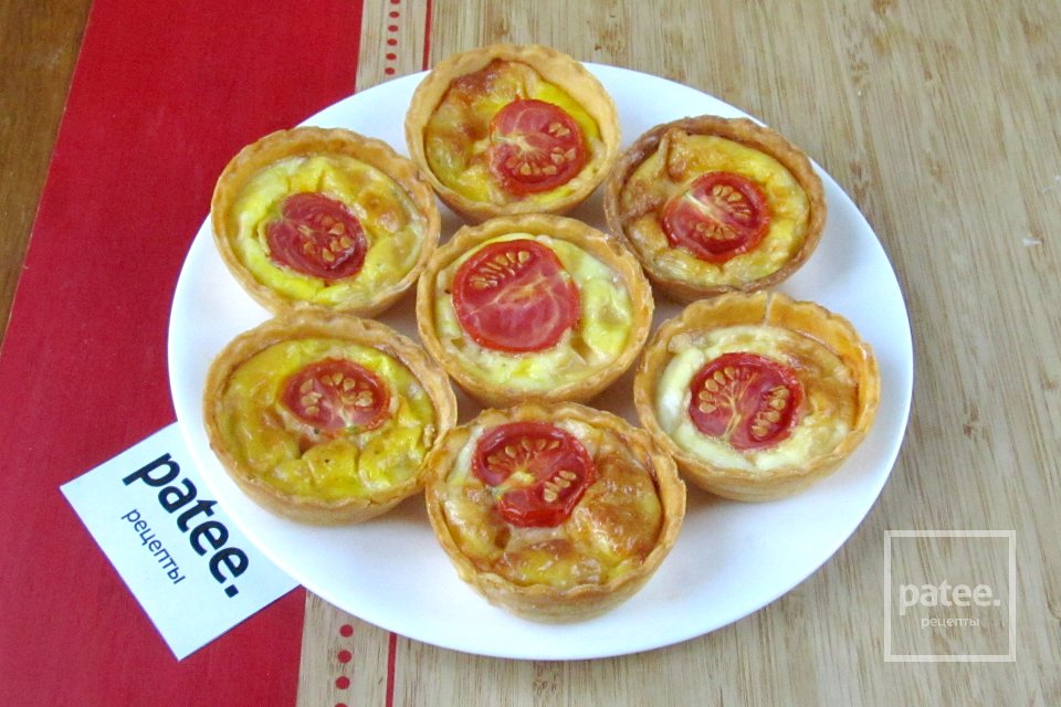 Тарталетки с сыром и помидорами - Шаг 11