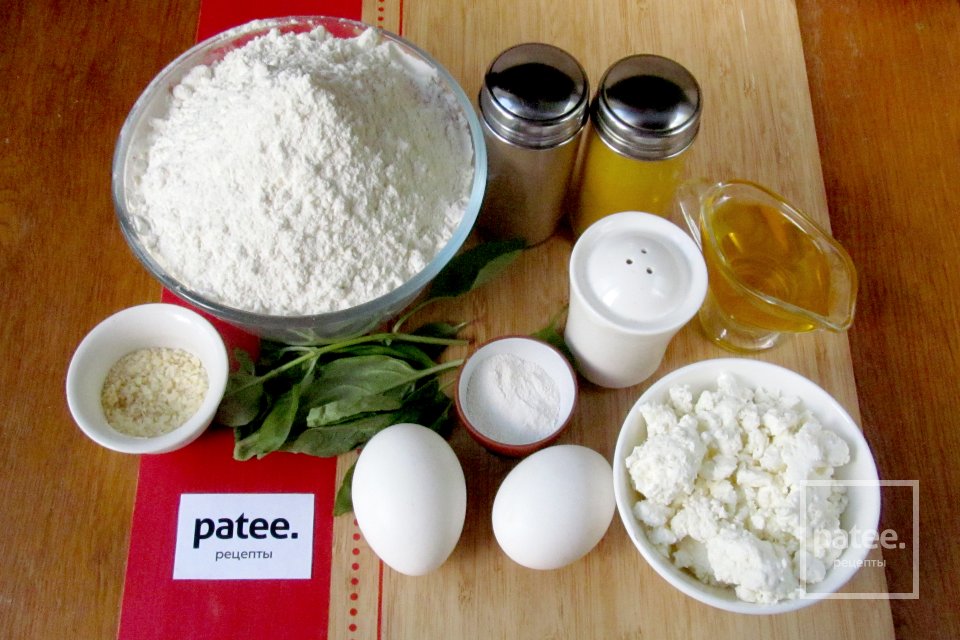 Творожные кексы с базиликом - Шаг 1