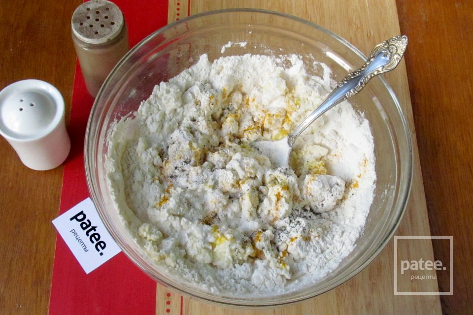 Творожные кексы с базиликом - Шаг 8