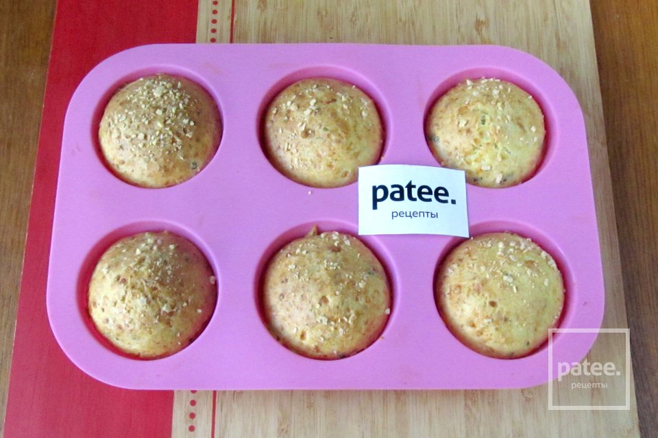 Творожные кексы с базиликом - Шаг 14