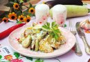 Салат из кабачков и баклажанов
