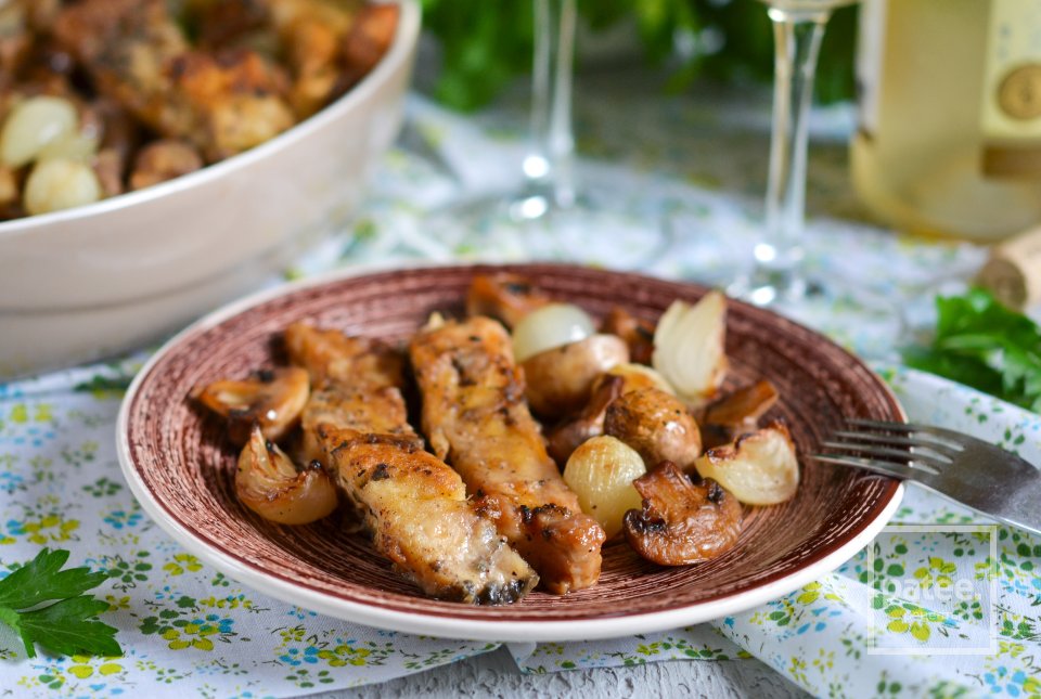 Карп запеченный с грибами - Шаг 14