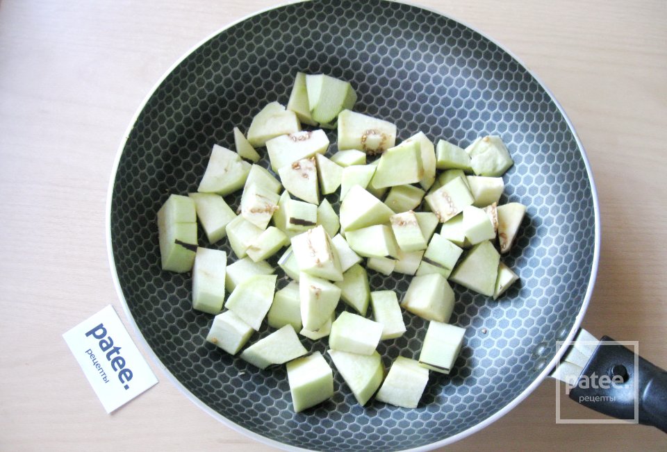 Салат из баклажана с помидором - Шаг 3